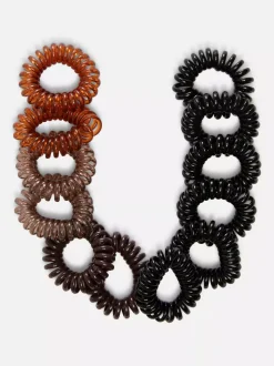 Zestaw spiralnych gumek do włosów