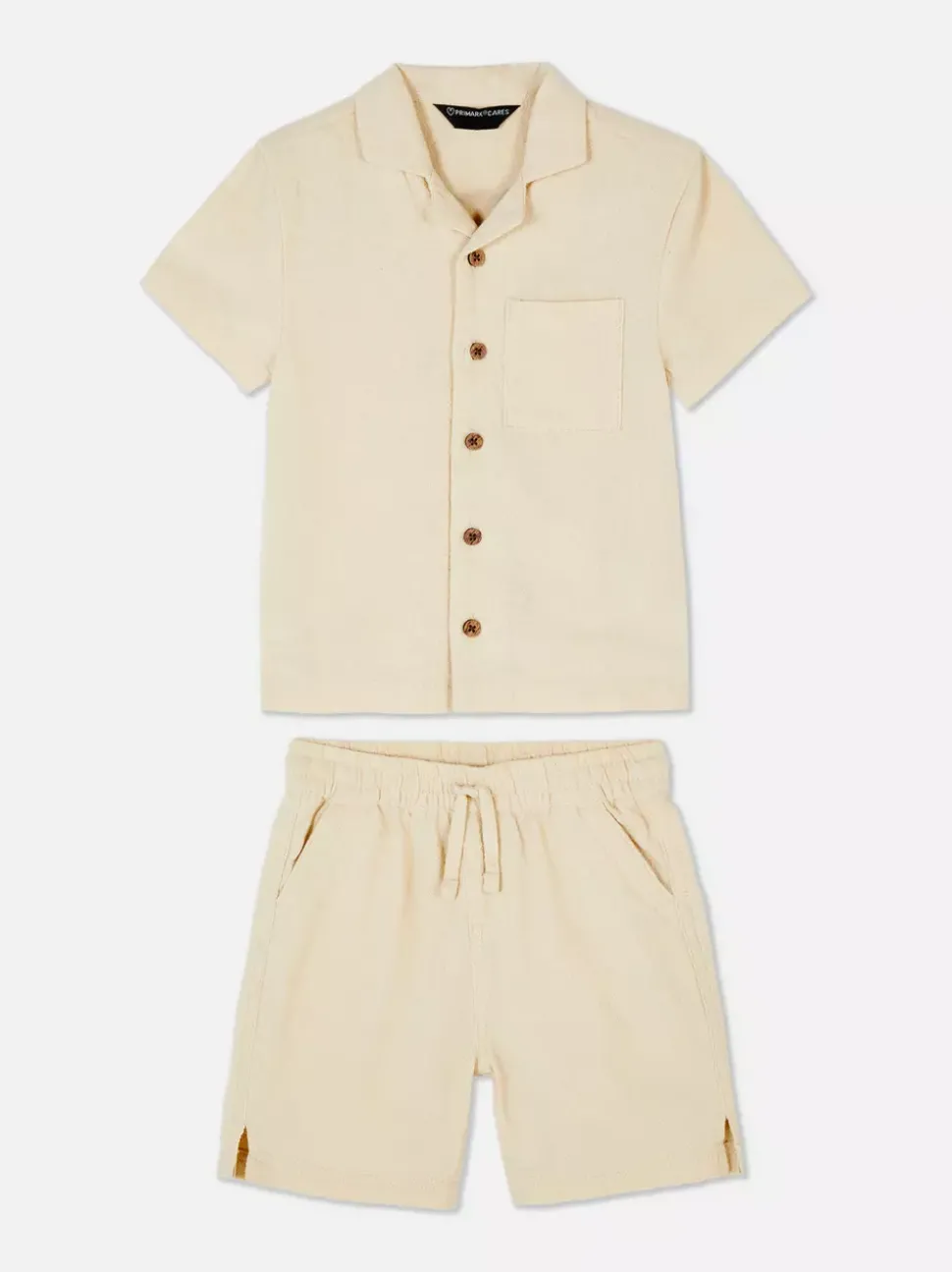 Zestaw z koszulą i szortami z krótkim rękawem