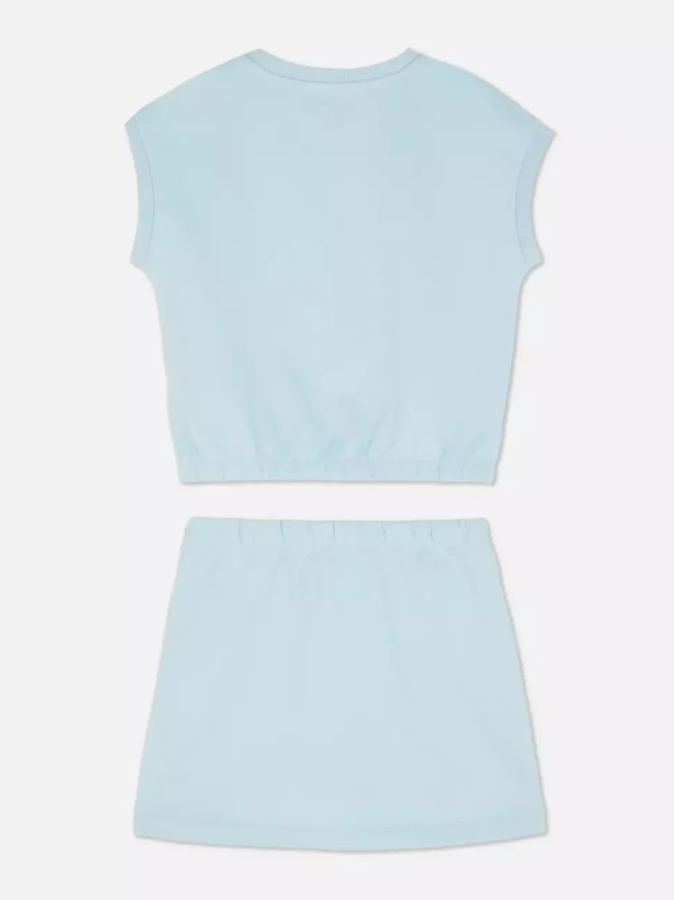 Zestaw z koszulką bez rękawów i spódnicą