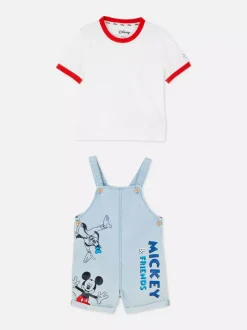 Zestaw z ogrodniczkami i motywem Myszki Miki Disneya