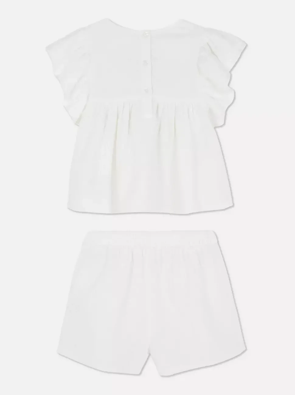 Zestaw z szortami z haftem