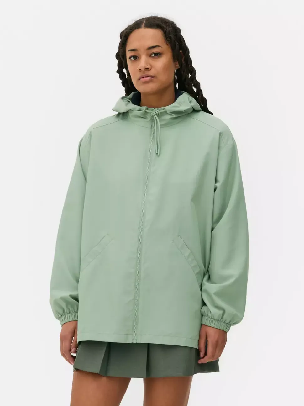 Zwijana kurtka przeciwdeszczowa