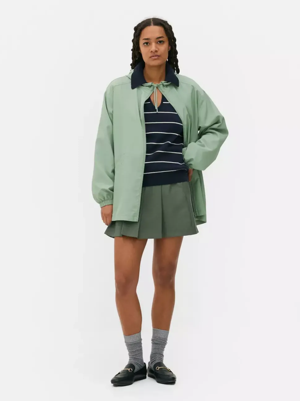 Zwijana kurtka przeciwdeszczowa