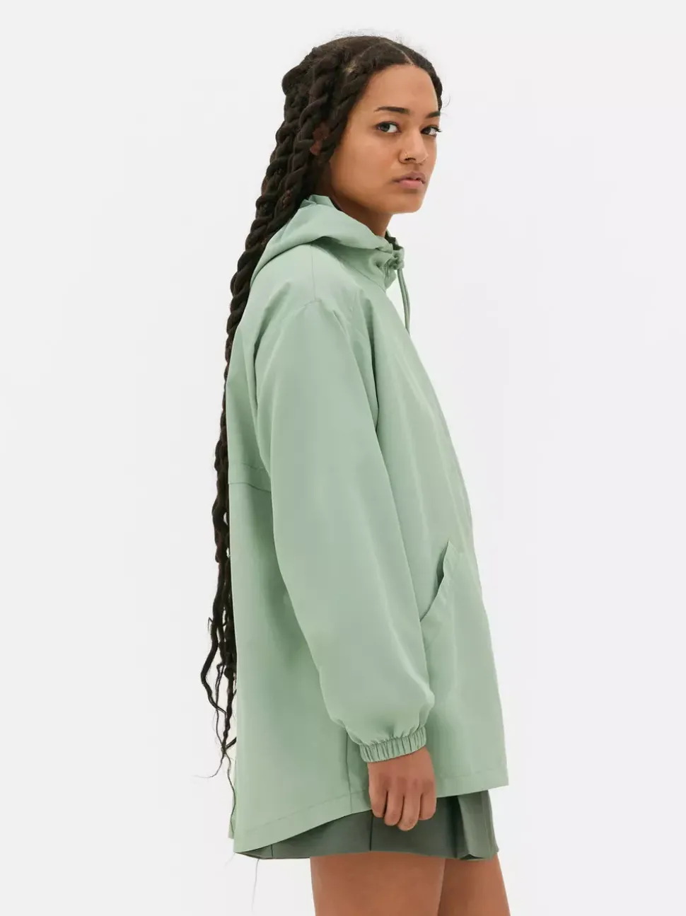 Zwijana kurtka przeciwdeszczowa